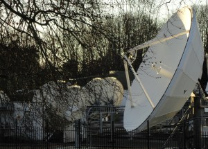 Winchester Teleport uplink antenna